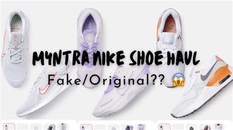 myntra shoes real or fake|is myntra nike genuine.